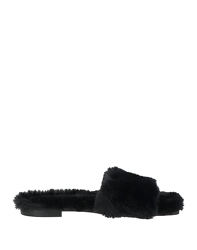 HUGO Sandals Black Textile fibres