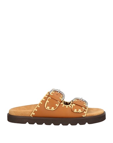 WEEKEND MAX MARA Sandals Light brown Leather