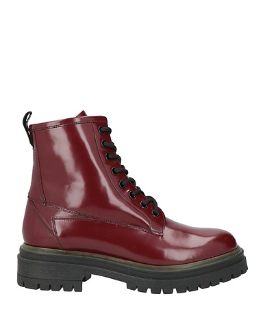HUGO Ankle boot Burgundy Leather