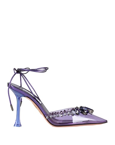 AQUAZZURA Pump Purple Rubber