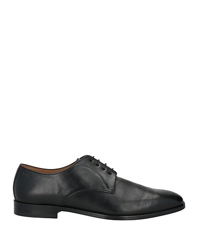BOSS Laced shoes Black Leather