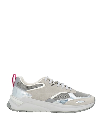 BOSS HUGO BOSS Sneakers Grigio chiaro Fibre tessili, Pelle