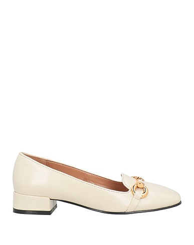 BIANCA DI Loafers Ivory Leather