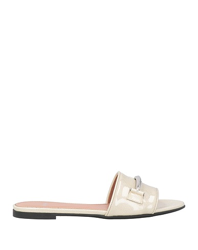BOSS HUGO BOSS Sandals Ivory Leather
