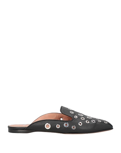 BOSS HUGO BOSS Mules and clogs Black Leather