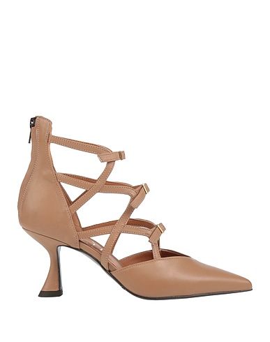 OVYÉ Décolleté PLAYLIST Nocciola Pelle