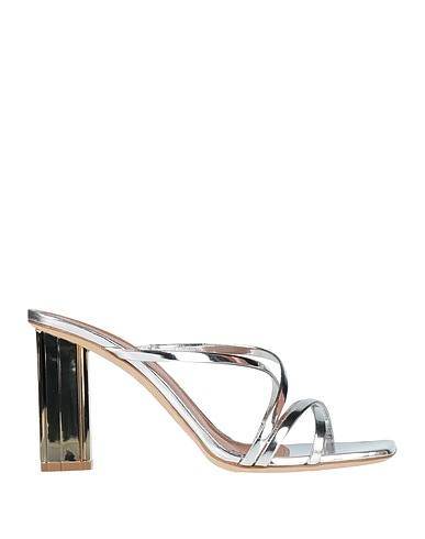 MALONE SOULIERS Sandals Silver Leather