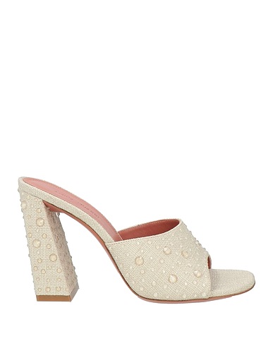 AMINA MUADDI Sandals Beige Textile fibers