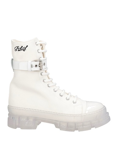 PHILOSOPHY di LORENZO SERAFINI Ankle boot White Textile fibres