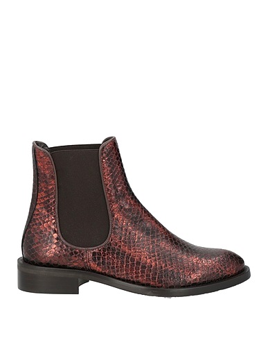 ZINDA Ankle boot Bronze Leather