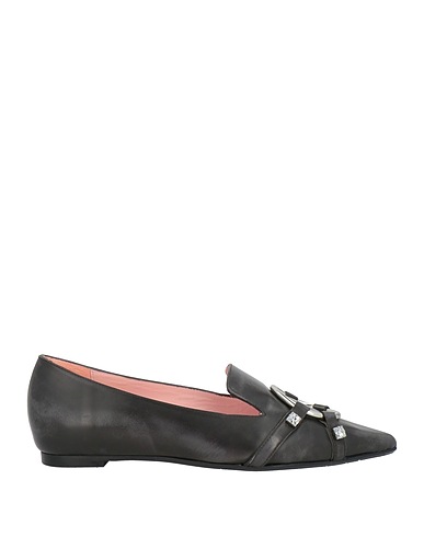 RAS Loafers Charcoal Leather