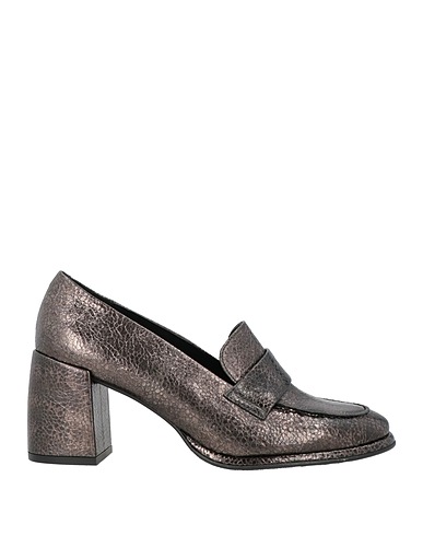 ZINDA Loafers Charcoal 100% Leather