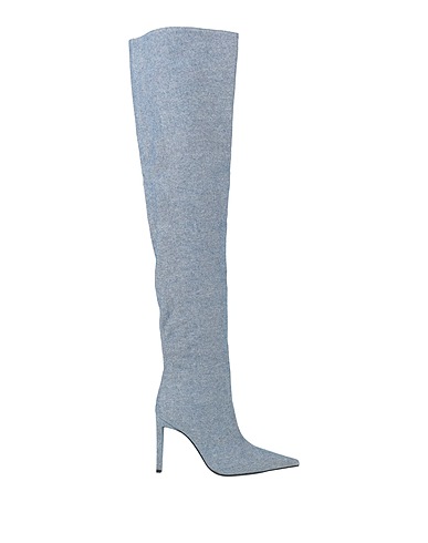 PINKO Boots Blue Textile fibers