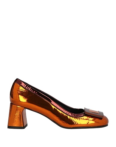 ZINDA Pump Copper Leather