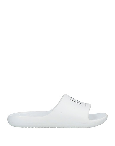 ARMANI EXCHANGE Sandals White Rubber