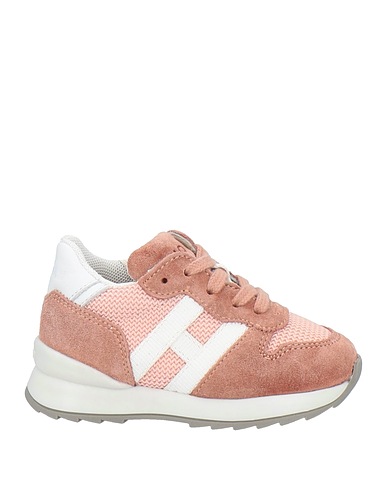HOGAN Sneakers Pink Leather, Textile fibres