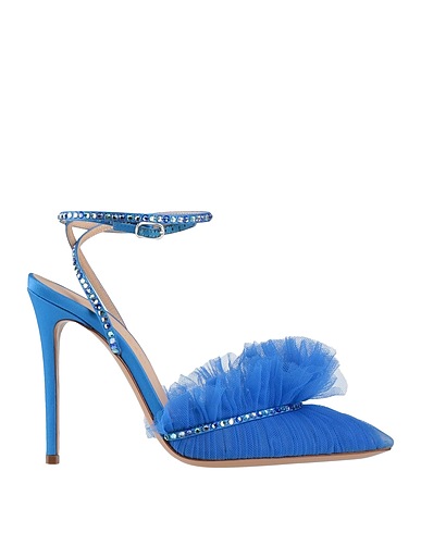 ANDREA WAZEN Décolleté Blu china Fibre tessili