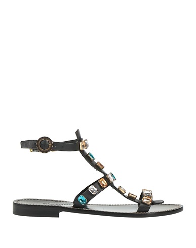 THE SELLER Flip flops Black Cowhide