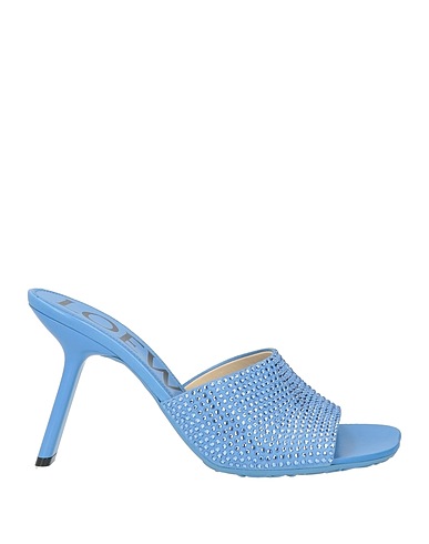 LOEWE Sandals Light blue Leather