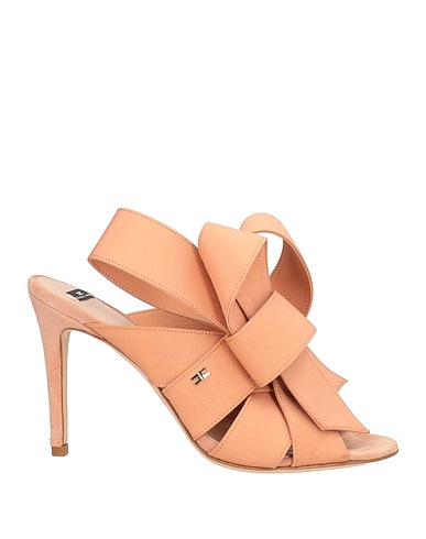 ELISABETTA FRANCHI Sandalen Hellrosa Gewebefasern