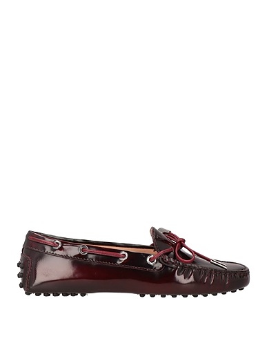 TOD'S Loafers Plum Leather