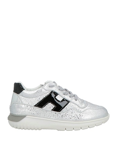 HOGAN Sneakers JUNIOR Argento Pelle