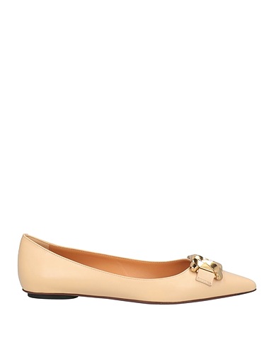 TOD'S Ballet flats Cream Leather