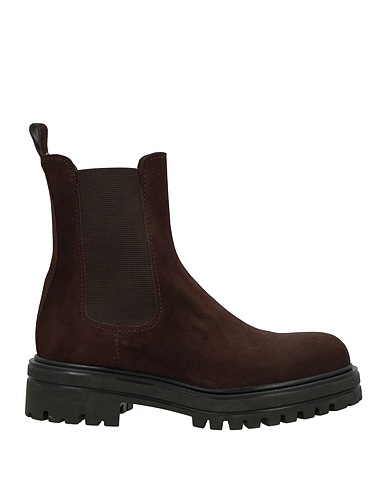 GUGLIELMO ROTTA Ankle boot Dark brown Leather