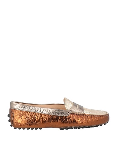 TOD'S Loafers Platinum Leather
