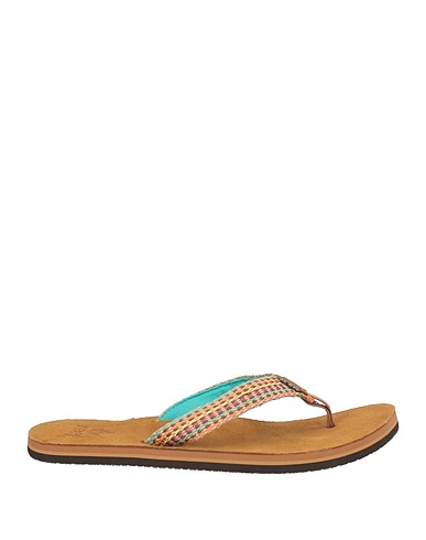 REEF Flip flops Beige Textile fibres, Jute