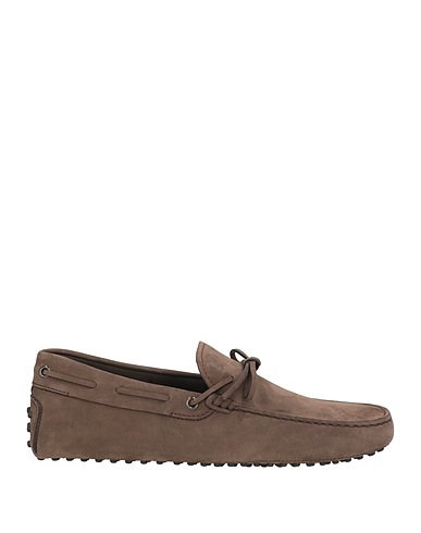 TOD'S Loafers Khaki Leather