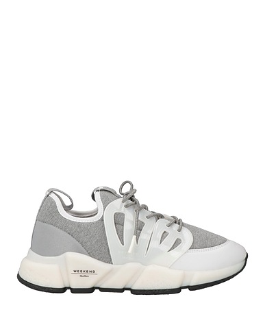WEEKEND MAX MARA Sneakers Light grey Textile fibers, Leather