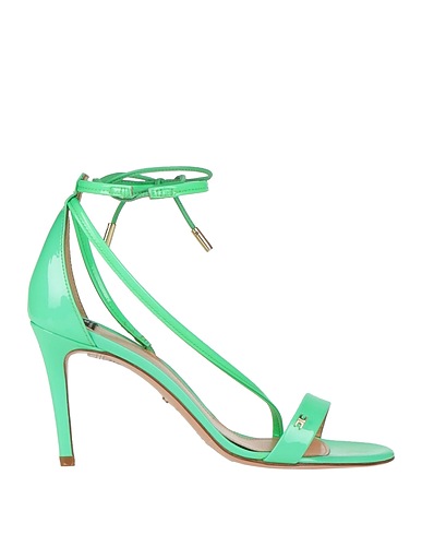 ELISABETTA FRANCHI Sandals Lime green Leather