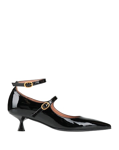 OVYÉ Court Black Leather