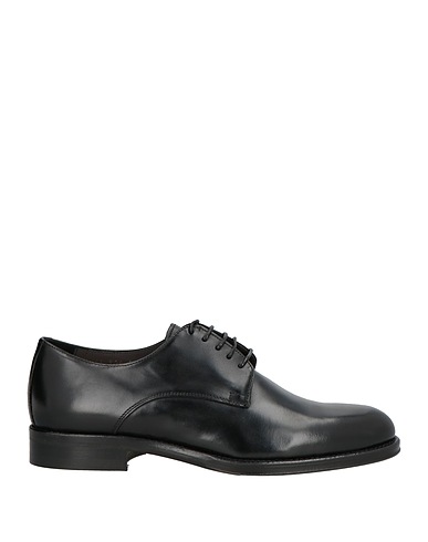 CORNELIANI Laced shoes Black Leather