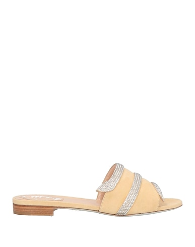 RENE' CAOVILLA Sandals Beige Leather