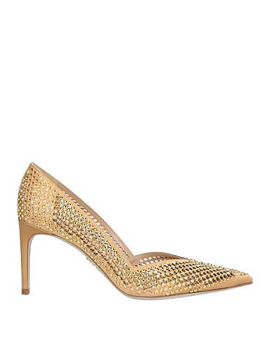 RENE' CAOVILLA Pump Sand Textile fibers
