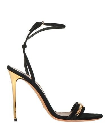 ELISABETTA FRANCHI Sandals Black Leather