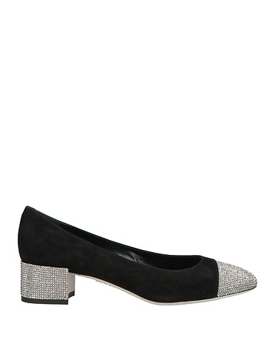 RENE' CAOVILLA Pump Black Leather