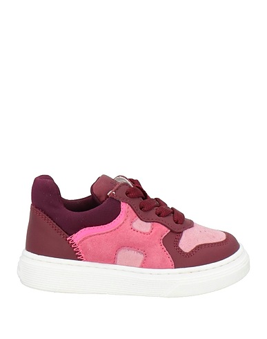 HOGAN Sneakers JUNIOR Garnet Leather, Textile fibres