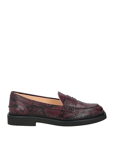 TOD'S Loafers Plum Leather