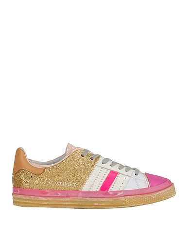 HIDNANDER Sneakers Rosa Leder, Gewebefasern