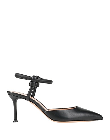GIANVITO ROSSI Pump Black Leather
