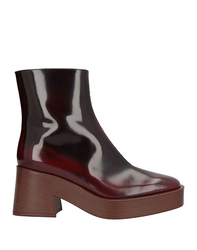 TOD'S Ankle boot Burgundy Leather