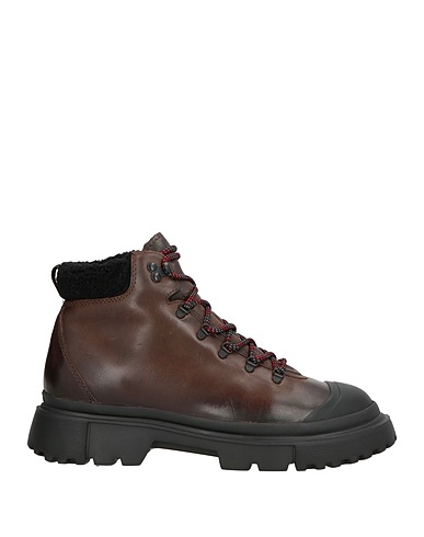 HOGAN Ankle boot Chocolate brown Leather