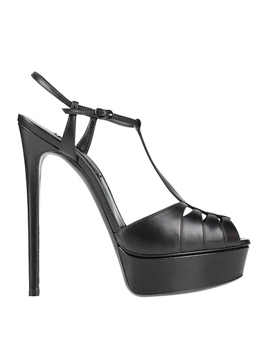 CASADEI Sandals Black Leather