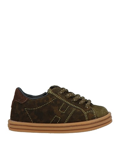 HOGAN Sneakers JUNIOR Military green Leather