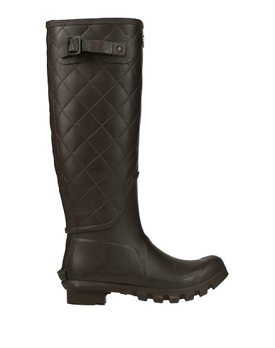 BARBOUR Boots Dark brown Rubber