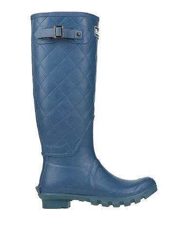 BARBOUR Boots Slate blue Rubber