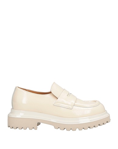 CHIARA LUCIANI Loafers Ivory Leather